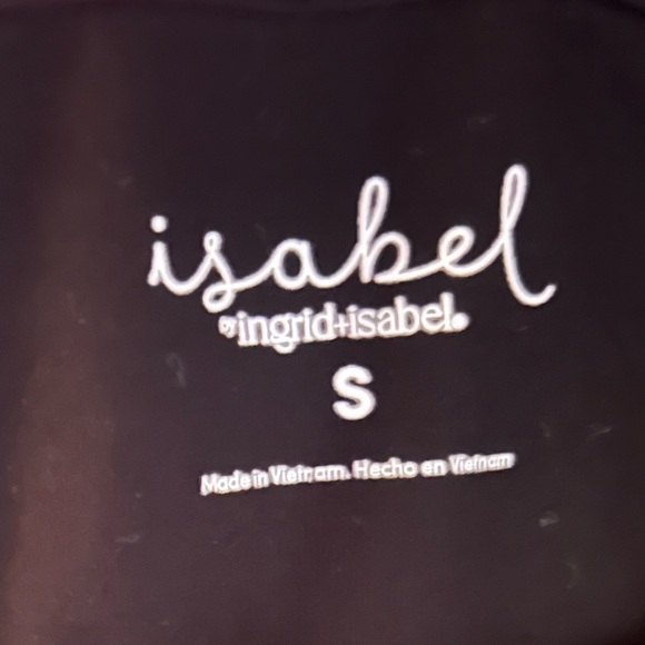 Isabel Maternity Black Ruched Tie Tank Top - Picture 2 of 3